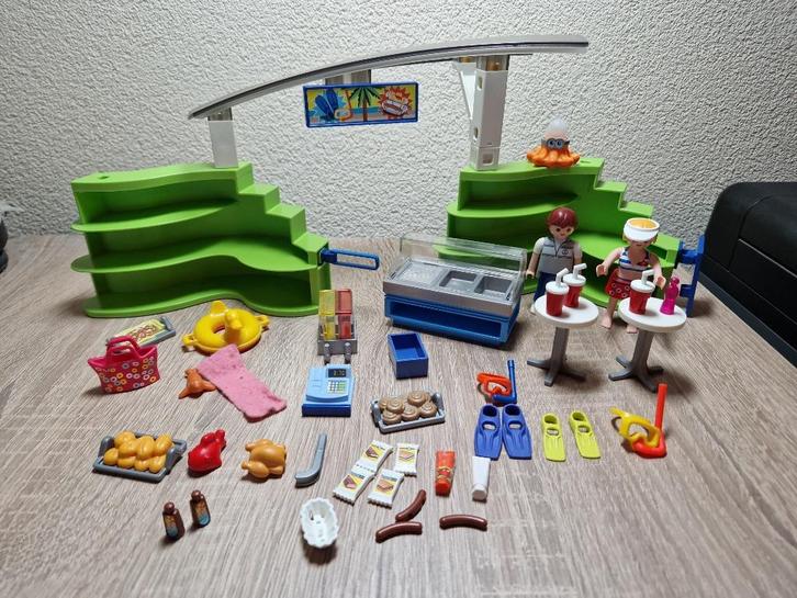 Playmobil winkel met snackbar, 6672, in zeer goede staat!!, Kinderen en Baby's, Speelgoed | Playmobil, Zo goed als nieuw, Los playmobil