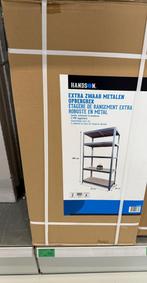 Metalen stellingkast met 5 planken- Extra Zwaar, Met plank(en), Nieuw, Metaal, 150 tot 200 cm