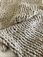 Gebreide wollen plaid, Ophalen of Verzenden, Gebruikt