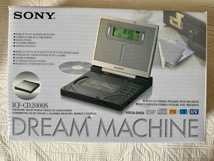 Sony ICF-CD2000S CD Speler vintage weinig gebruik nog goed, Audio, Tv en Foto, Cd-spelers, Gebruikt, Sony, Ophalen of Verzenden