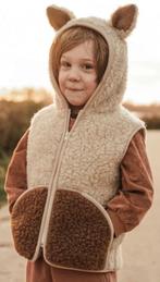 We are woven schapenwollen bodywarmer Ovi beige 128/140, Kinderen en Baby's, Kinderkleding | Maat 134, Ophalen of Verzenden, Gebruikt