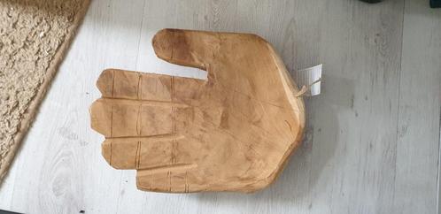 teak schaal als hand vorm apart nieuw, Huis en Inrichting, Woonaccessoires | Schalen en Manden, Nieuw, Schaal, Ophalen of Verzenden
