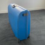 Blauwe koffer Carlton, Sieraden, Tassen en Uiterlijk, Koffers, Gebruikt, Hard kunststof, 70 cm of meer, 55 cm of meer