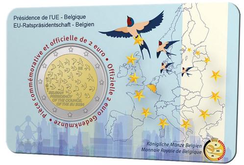 BELGIË 2 EURO 2024 "VOORZITTERSCHAP VAN DE EU-RAAD",BU FRANS, Postzegels en Munten, Munten | Europa | Euromunten, Setje, 2 euro