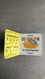 dikkie dik - boekje x 4, Hobby en Vrije tijd, Feestartikelen, Ophalen of Verzenden, Nieuw, Feestartikel, Verjaardag