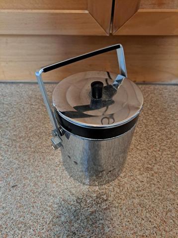 Vintage IJsemmer met Deksel - 17 cm beschikbaar voor biedingen