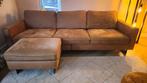 Twenty five vierzits bank + hocker (Missouri Cognac), Huis en Inrichting, Banken | Bankstellen, Ophalen, 250 tot 300 cm, Gebruikt