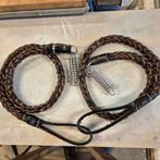 Hondenriemen twee stuks, gevlochten leer, Dieren en Toebehoren, Ophalen of Verzenden