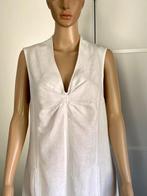 J432 Yaya: maat 38=M linnen jurk jurkje wit, Kleding | Dames, Jurken, Maat 38/40 (M), Wit, Ophalen of Verzenden, Zo goed als nieuw