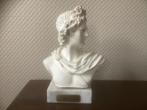 Buste Apollo op marmeren voet 19 cm, Verzamelen, Beelden en Beeldjes, Ophalen of Verzenden, Zo goed als nieuw, Overige typen