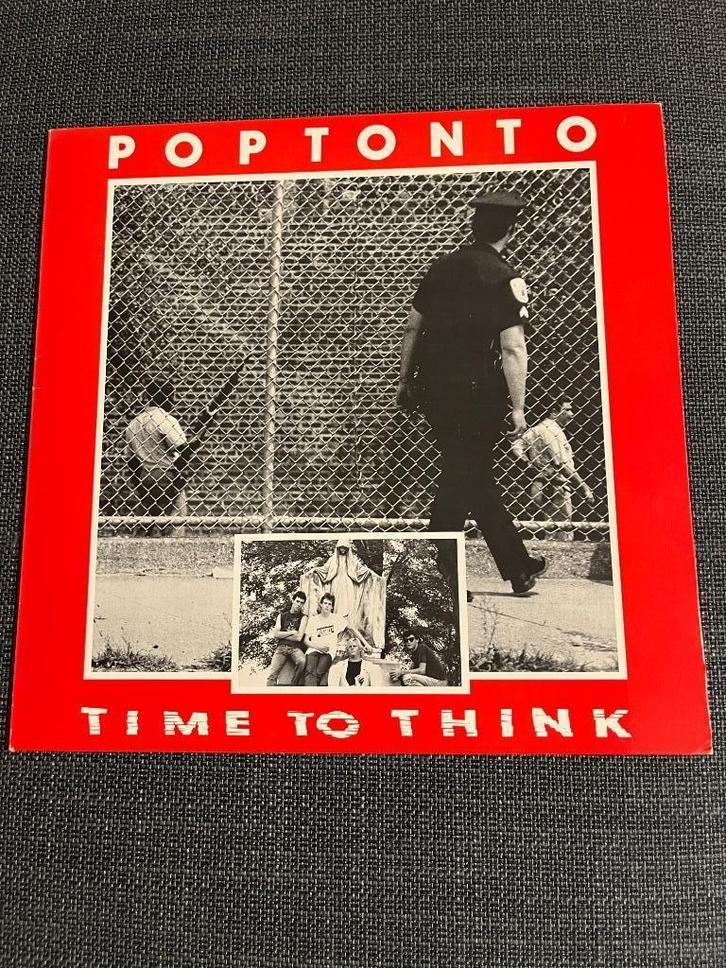Poptonto – Time To Think - Hard Core, Cd's en Dvd's, Vinyl | Rock, Zo goed als nieuw, Overige genres, 12 inch, Ophalen of Verzenden