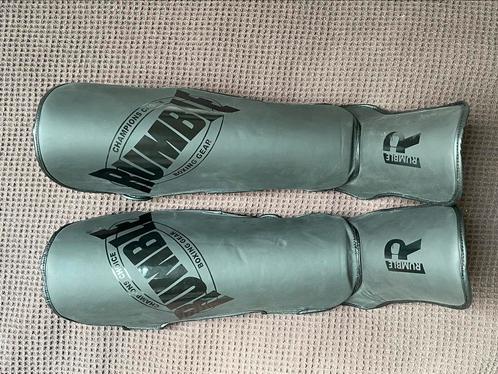 Rumble scheenbeschermers kick boksen, Sport en Fitness, Vechtsporten en Zelfverdediging, Zo goed als nieuw, Overige, Vechtsportbescherming