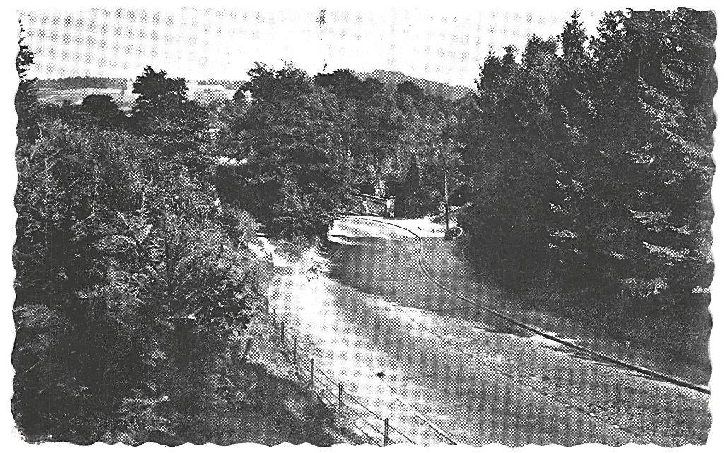 964449 Valkenburg 1956 Cauberg Gelopen met postzegel, Verzamelen, Ansichtkaarten | Nederland, Gelopen, Limburg, 1940 tot 1960