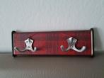 vintage kapstok met 2 dubbele haken - geruit, Ophalen of Verzenden, Huis en Inrichting