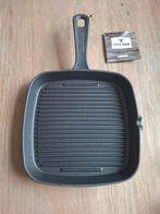 Nieuwe Gietijzeren Grillpan 23cm, Gietijzer, Nieuw, Ophalen of Verzenden, Keramische plaat