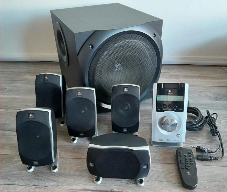Logitech Z5500 5.1 Home Cinema Set, Audio, Tv en Foto, Home Cinema-sets, Gebruikt, Overige spelers, 5.1-systeem, 70 watt of meer