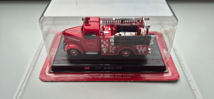 Bedford Brandweerauto Model, Hobby en Vrije tijd, Modelbouw | Auto's en Voertuigen, Nieuw, Auto, 1:32 tot 1:50, Overige merken