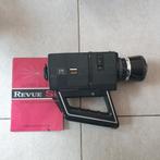 Vintage Reveu S8 deluxe - Super8 filmcamera met lamp, 8mm, Onbekend, Ophalen of Verzenden, Revue