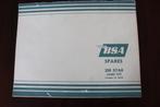 BSA C15 250 Star parts list ersatzteil katalog, Motoren, Handleidingen en Instructieboekjes, Ophalen of Verzenden, Overige merken