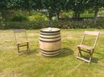 Mooie Bourgogne's vat Franse import, Tuin en Terras, Tuinsets en Loungesets, Ophalen, Zo goed als nieuw
