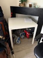 Witte vierkante tafel 75x75 cm, Huis en Inrichting, Tafels | Eettafels, Ophalen, 50 tot 100 cm, Vierkant, 50 tot 100 cm