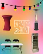 Feest benodigdheden huren: Tafels, stoelen, koelkast en meer, Ophalen, Nieuw, Overige