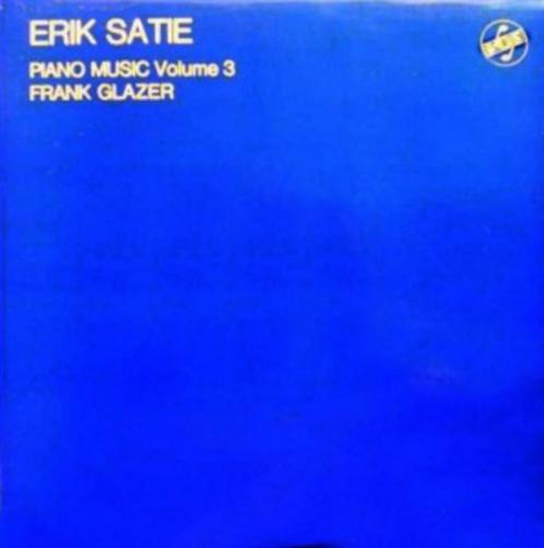 Erik Satie ・ Frank Glazer – Piano Music Volume 3, Cd's en Dvd's, Vinyl | Kinderen en Jeugd, Zo goed als nieuw, Muziek, Ophalen of Verzenden