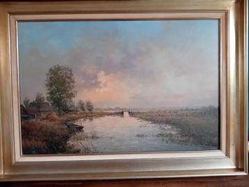 Polderlandschap van Albert Wessels beschikbaar voor biedingen