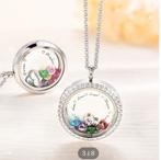 Hele set floating locket bedeltjes + kadodoosjes, Ophalen of Verzenden, Nieuw, Bedel