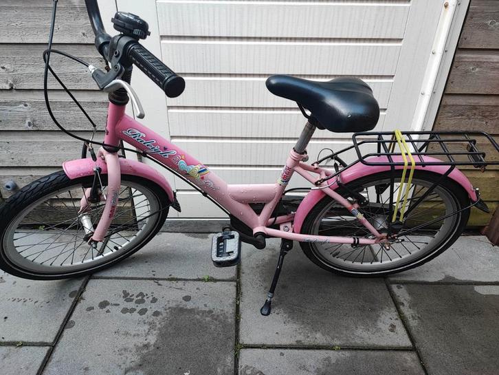 Raleigh Max 20 inch meisjesfiets, Fietsen en Brommers, Fietsen | Meisjes, Gebruikt, 20 inch, Handrem, Ophalen