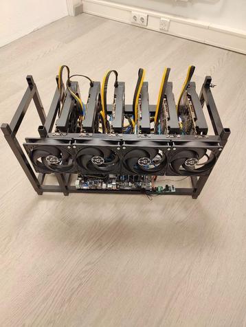 Ethereum V1 Mining Rig – 6x GTX 570 | Complete set beschikbaar voor biedingen
