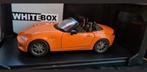 Whitebox Mazda MX5 Cabriolet 2019 oranje 1:24 nieuw in doos, Ophalen of Verzenden, Nieuw, Auto, Overige merken