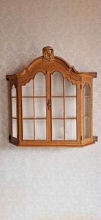 Vitrine wandhangkast, Huis en Inrichting, Kasten | Vitrinekasten, Ophalen, Gebruikt, 50 tot 100 cm, Minder dan 100 cm