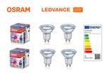 50 x Osram GU10 Led Lampjes, warm wit, dimbaar, Nieuw, Plafondspot of Wandspot