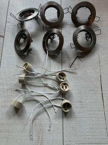 6 Inbouwspots Chroom - Zie Foto's! beschikbaar voor biedingen