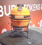 BBQ Patton Kamado grill 13'' oranje met hoes, Ophalen, Nieuw, Kamado, Met accessoires