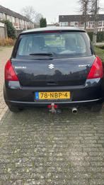 Suzuki Swift 1.3 5D 2006 Zwart, Auto's, Voorwielaandrijving, Stof, Zwart, 965 kg