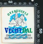 Sticker: Overijssels Vechtdal - Ommen - Hardenberg - Dalfsen, Verzamelen, Ophalen of Verzenden, Zo goed als nieuw, Bedrijf of Vereniging