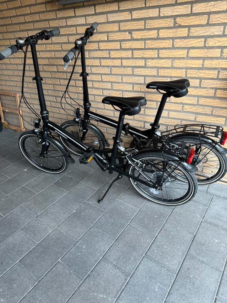 Set Popal vouwfietsen 6 versn. F205 en F207 nieuwstaat, Fietsen en Brommers, Fietsen | Vouwfietsen, Zo goed als nieuw, Overige merken