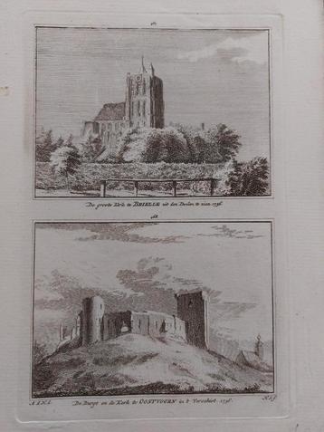 467-468 / Grote kerk Brielle en e Burgt en kerk Oostvoorn beschikbaar voor biedingen