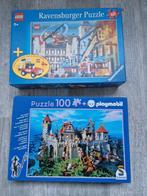 Puzzels van Lego en Playmobil, Hobby en Vrije tijd, Minder dan 500 stukjes, Gebruikt, Legpuzzel, Ophalen