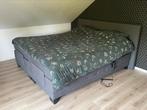 Boxspring elektrisch 180x200, Grijs, 180 cm, Zo goed als nieuw, Ophalen