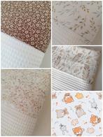 Wieglakentjes katoen met printjes omslag, Jongetje of Meisje, Wit, Overige typen, Nieuw