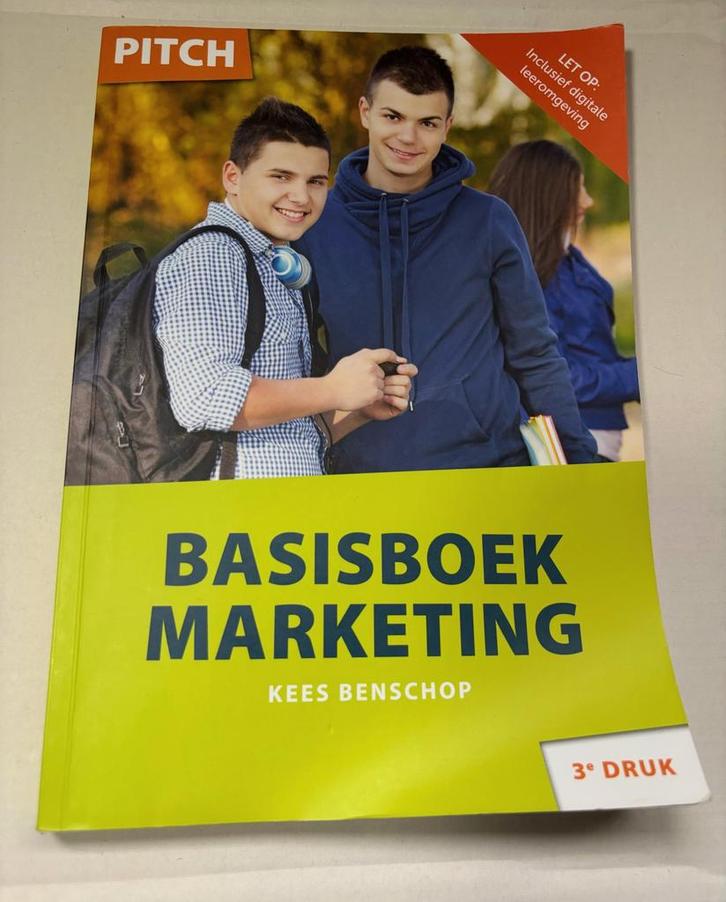 Basisboek Marketing - Kees Benschop - 3e druk, Boeken, Economie, Management en Marketing, Gelezen, Economie en Marketing, Ophalen of Verzenden