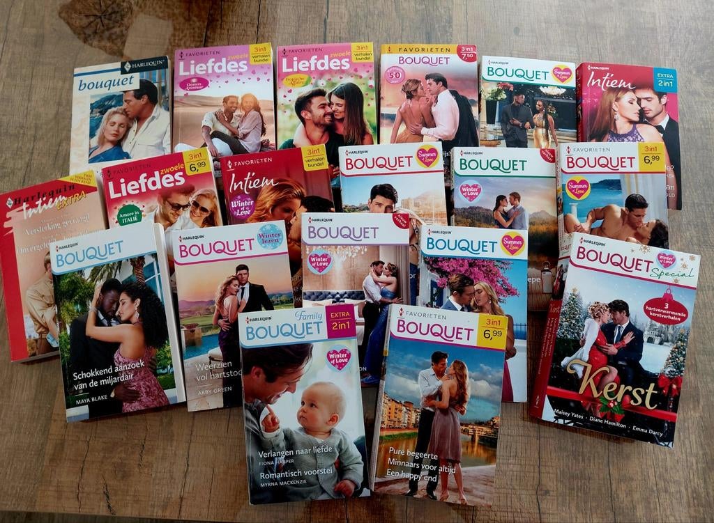 19 Romannetjes, Boeken, Romans, Ophalen of Verzenden, Zo goed als nieuw