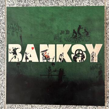 Prachtig Banksy kunst art werk 29x29 cm voor een SPOTPRIJS! beschikbaar voor biedingen