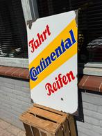 Continental emaille reclamebord, Antiek en Kunst, Antiek | Emaille, Ophalen