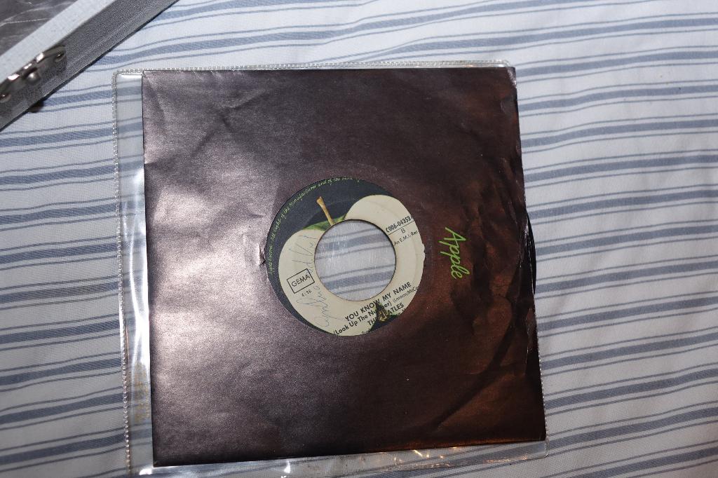 single beatles you know my name / let it be, Verzenden, Gebruikt, Pop, Single