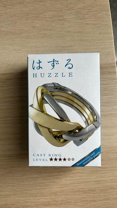 Hanayama cast ring puzzel ( Huzzle), Hobby en Vrije tijd, Denksport en Puzzels, Zo goed als nieuw, Rubik's of 3D-puzzel, Minder dan 500 stukjes