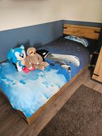 eenpersoons slaapkamer Goossens bedframe en kledingkast, Ophalen, Zo goed als nieuw, Eenpersoons, Industrieel